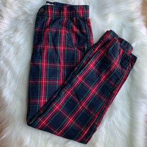 Hollister plaid cropped pants